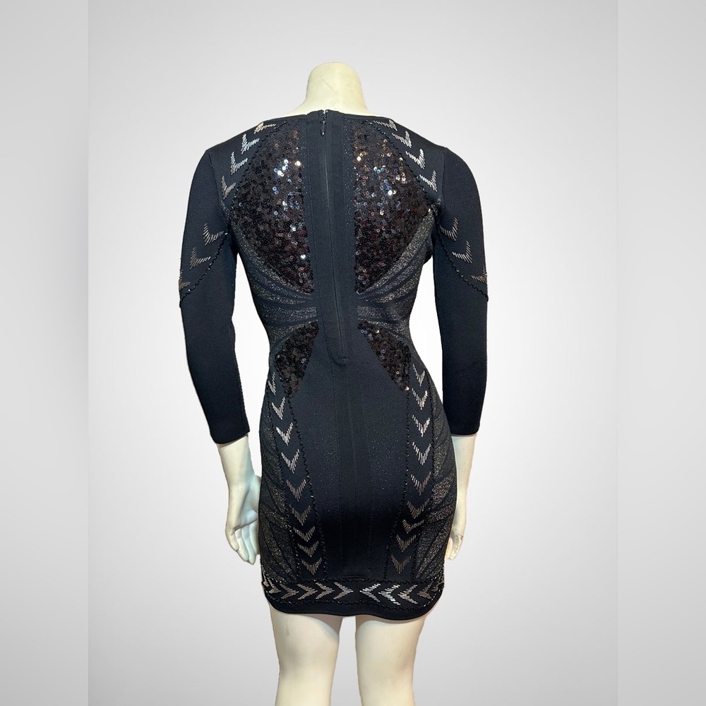 Marciano Black Bandage 3/4 Sleeve Dress - Picture 4 of 5